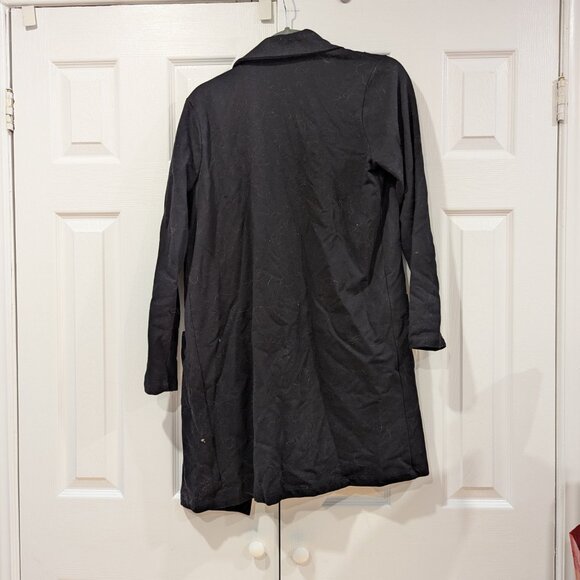 Simons vest long cardigan black size large - Picture 2 of 2